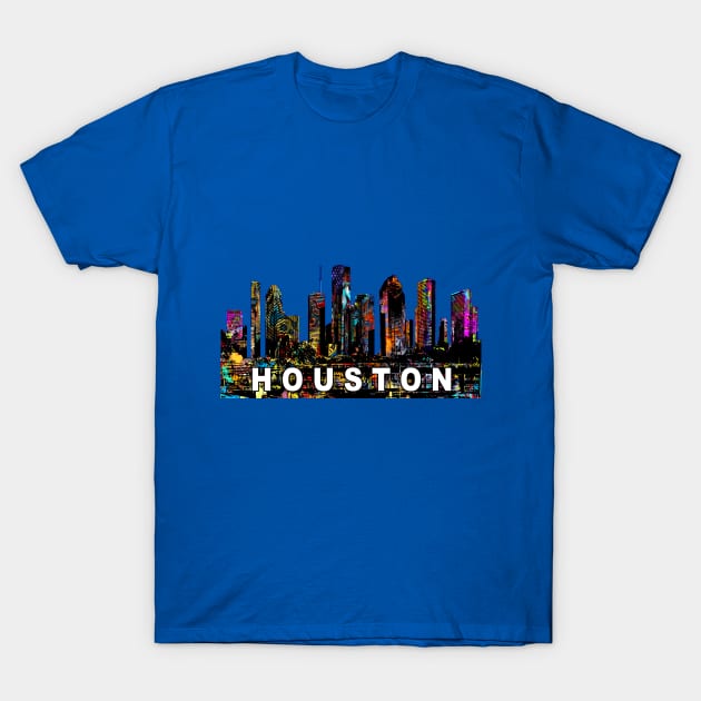 Houston, Texas covered in graffiti T-Shirt by rlnielsen4